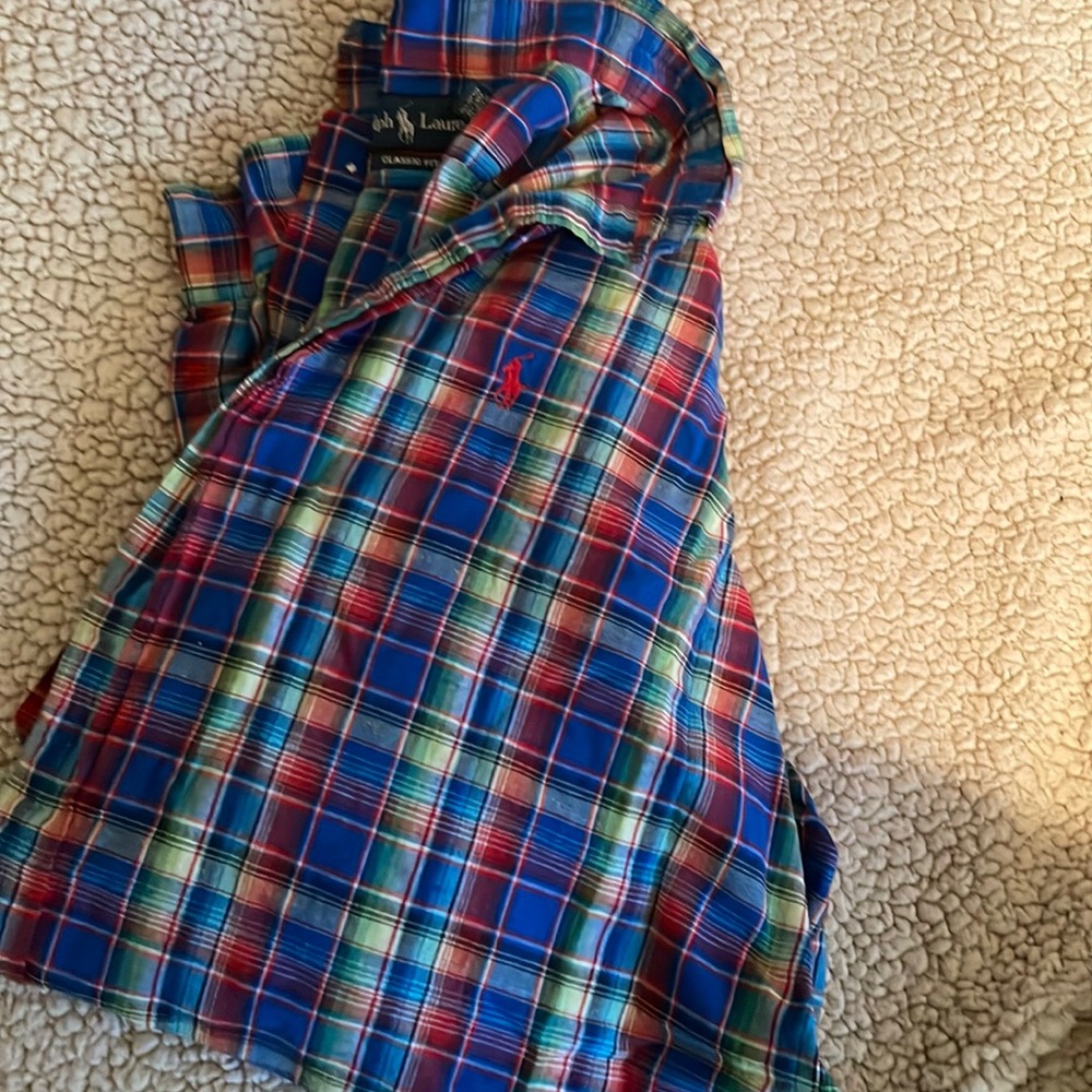 Mens Ralph Lauren button up shirt